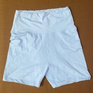Blue Biker Shorts